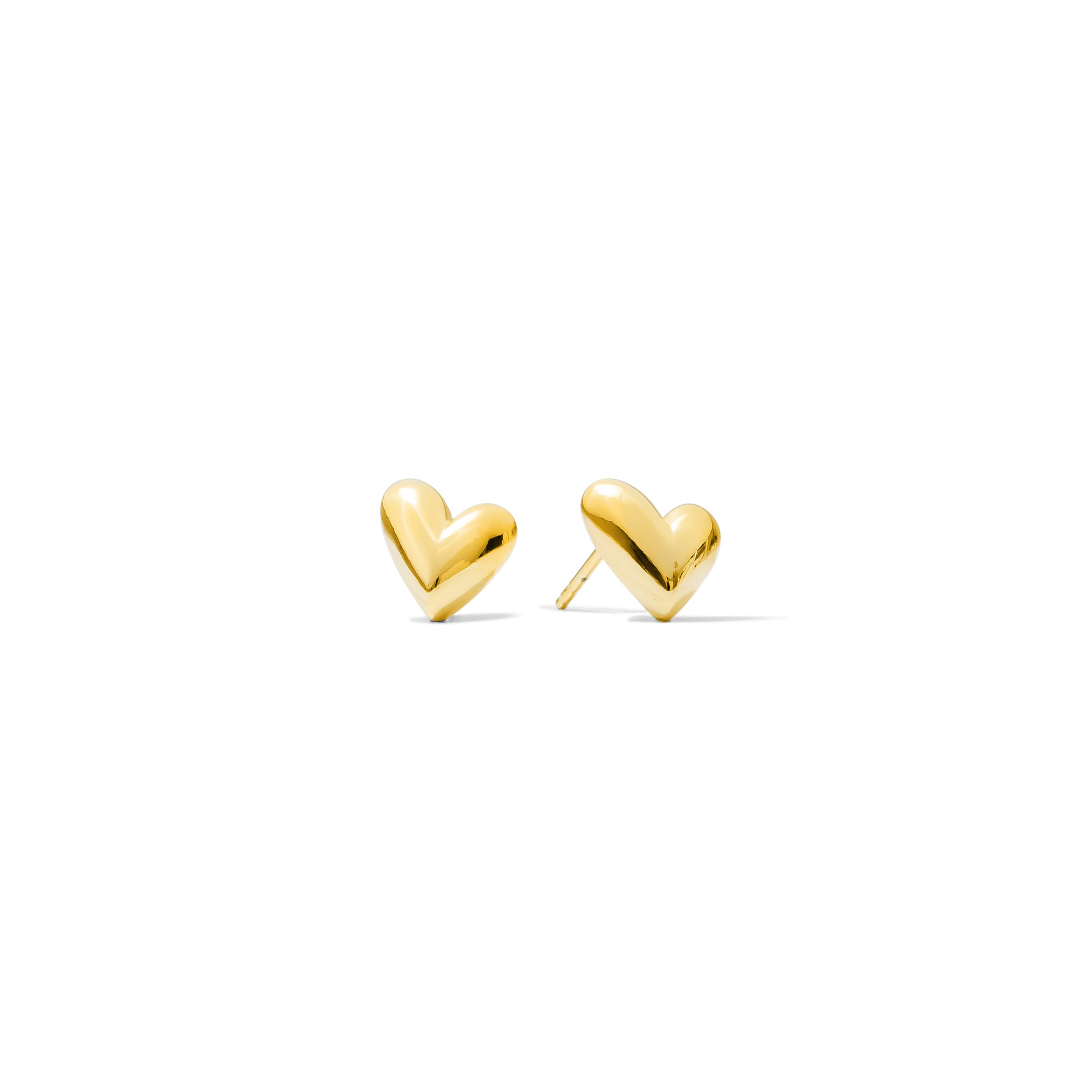 Mini Uneven Heart Stud Earrings
