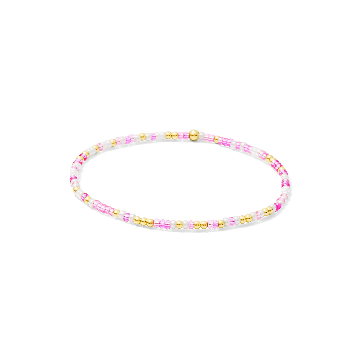 Jules and Bee,   Sports, 2mm Gold Round - 25%, light pink mix