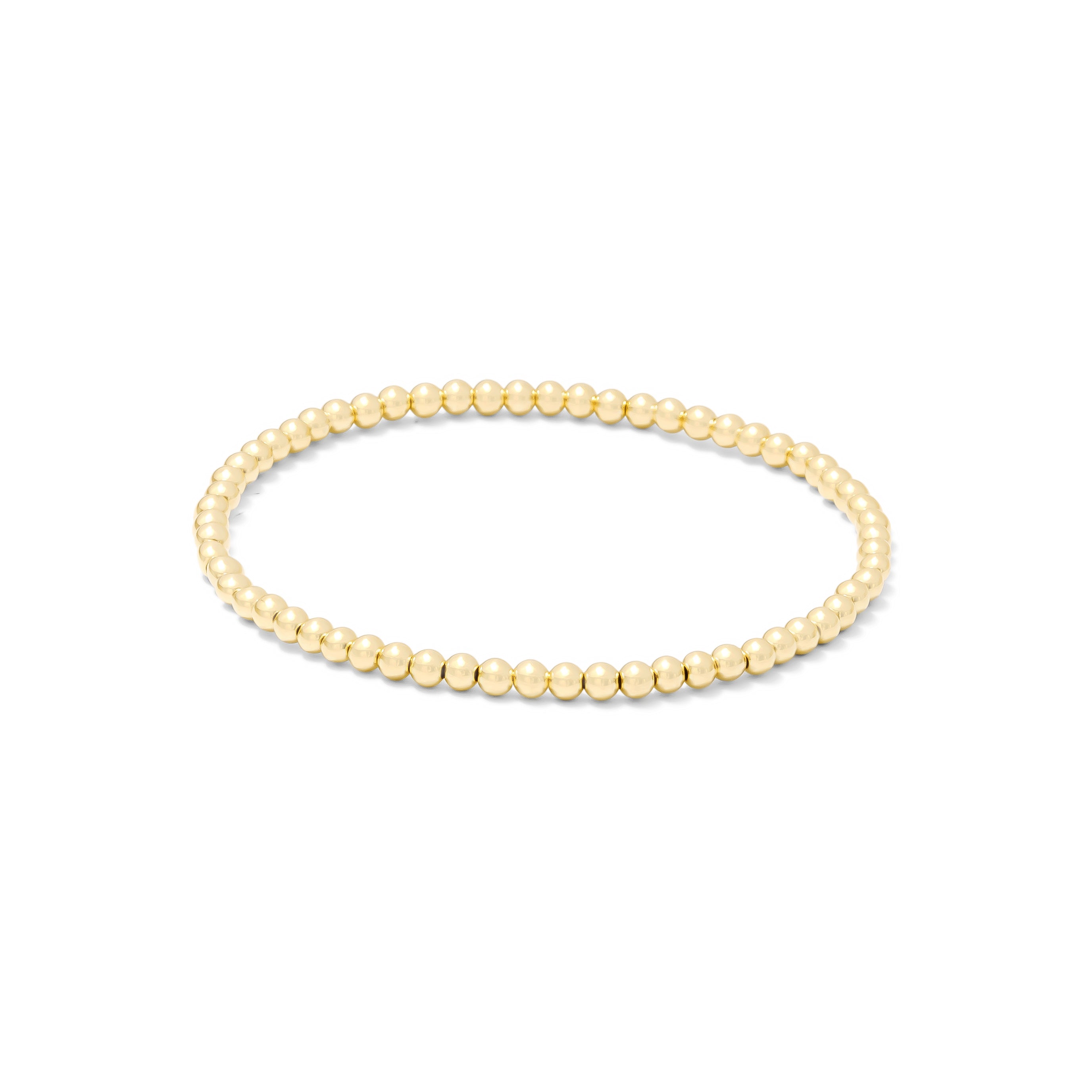 Signature Gold • 3mm Bead Bracelet