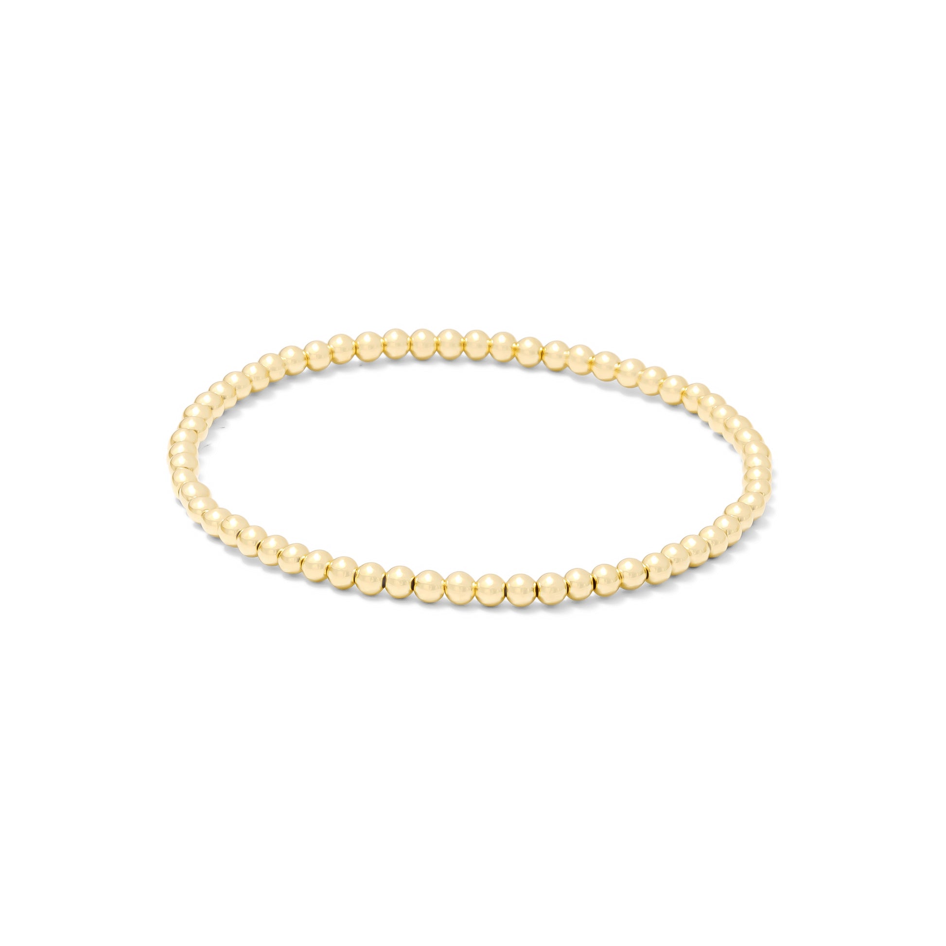 Signature Gold • 3mm Bead Bracelet