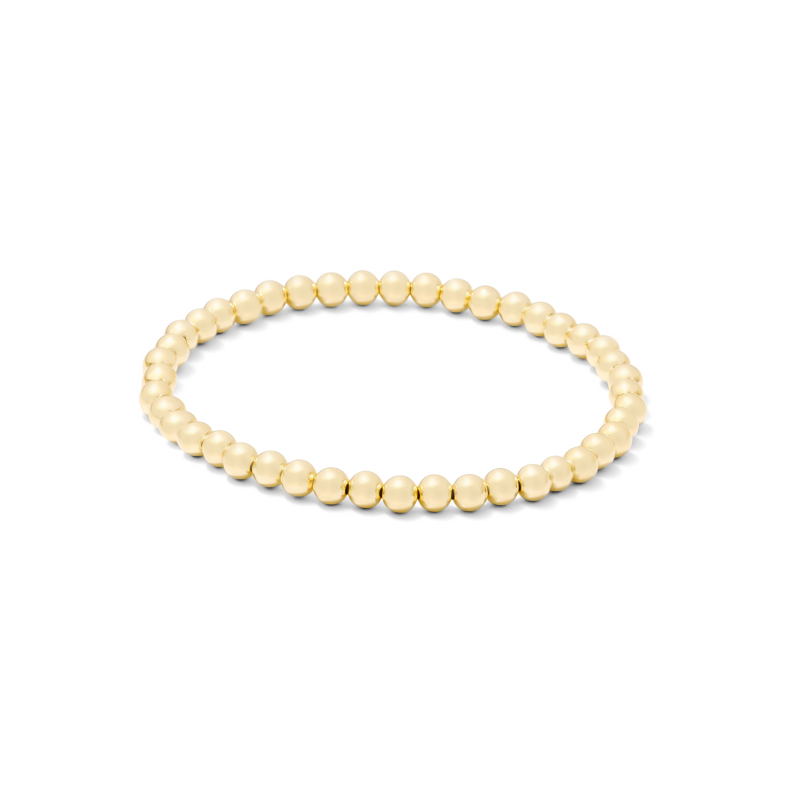 Signature Gold • 4mm Bead Bracelet