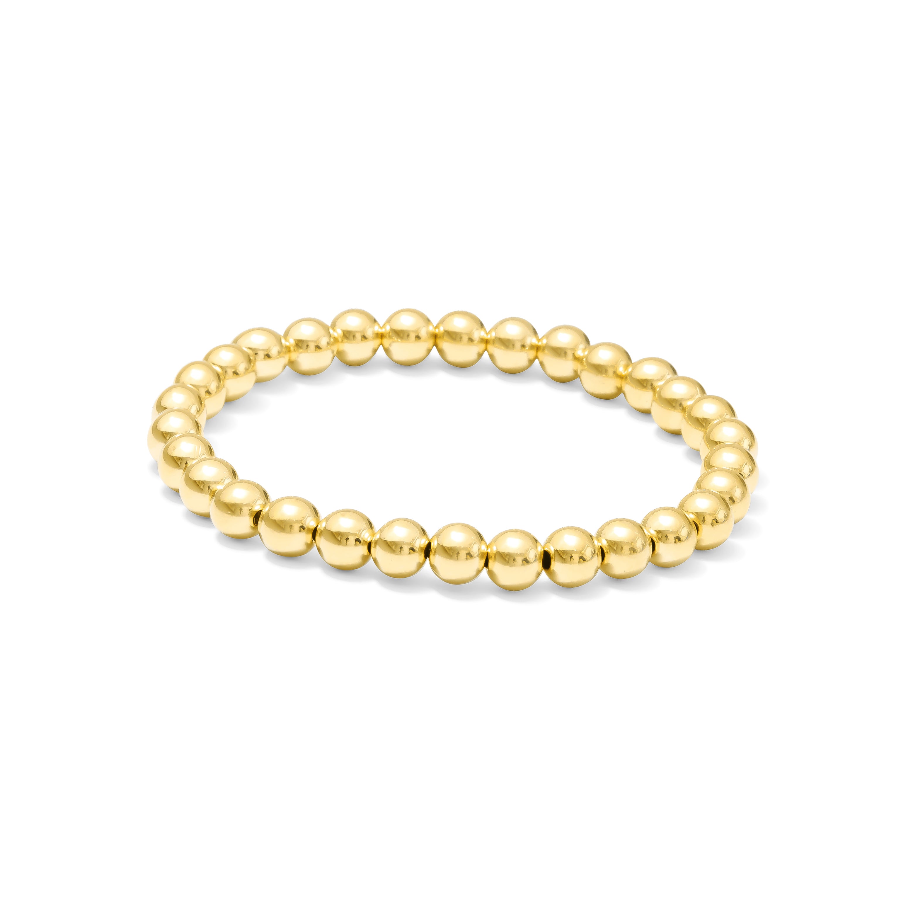 Signature Gold • 6mm Bead Bracelet