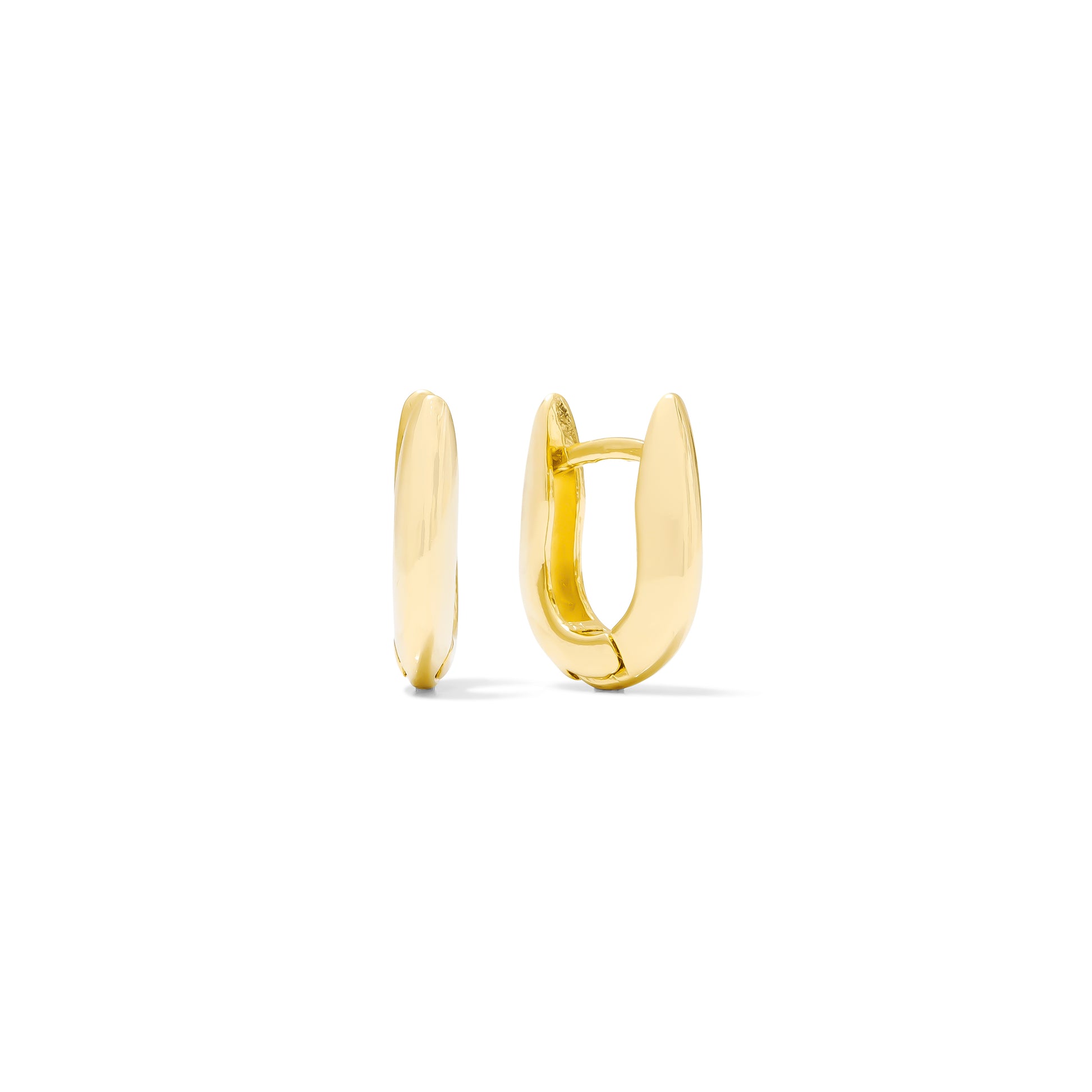 Huggie Clicker • U - Shaped Earrings • 10mm