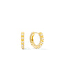 Huggie Clicker • Fresh Water Pearl Hoop • 18mm