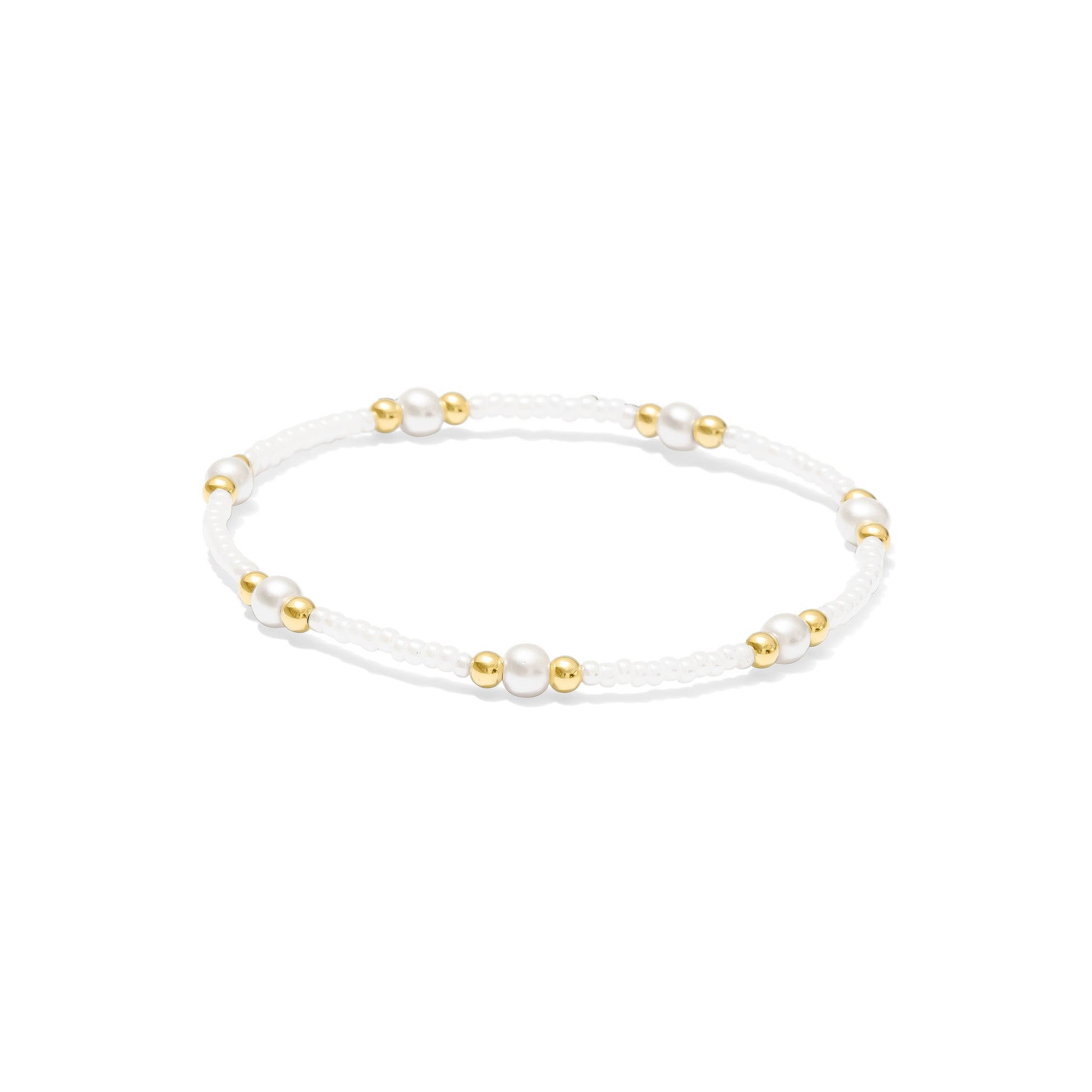 Jules and Bee, Sunshine Pearl Collection, Pearl white