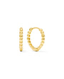 Huggie Clicker • Beaded Hoop • Large • 18mm