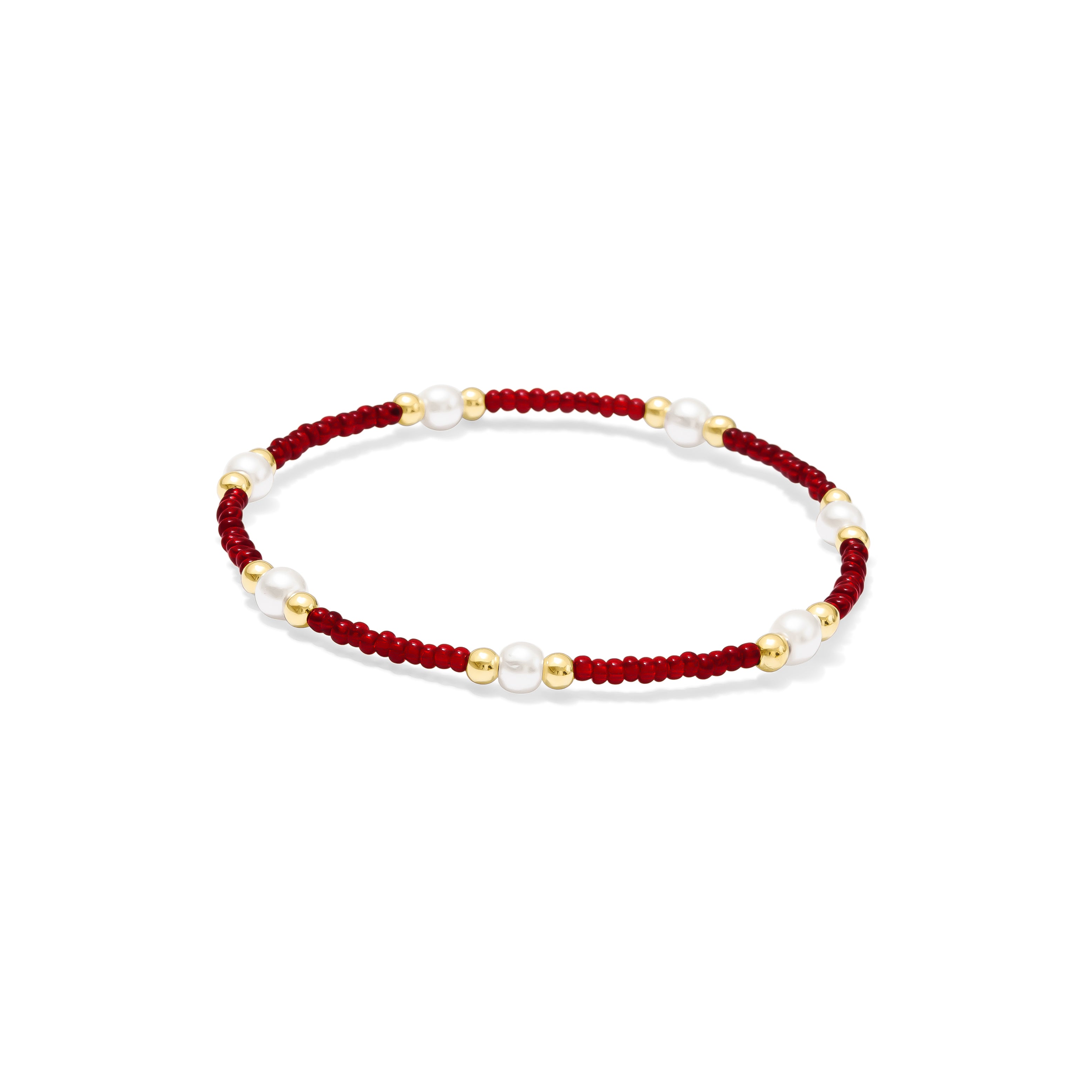 Jules and Bee,  Sunshine Pearl Collection - Seminole Red