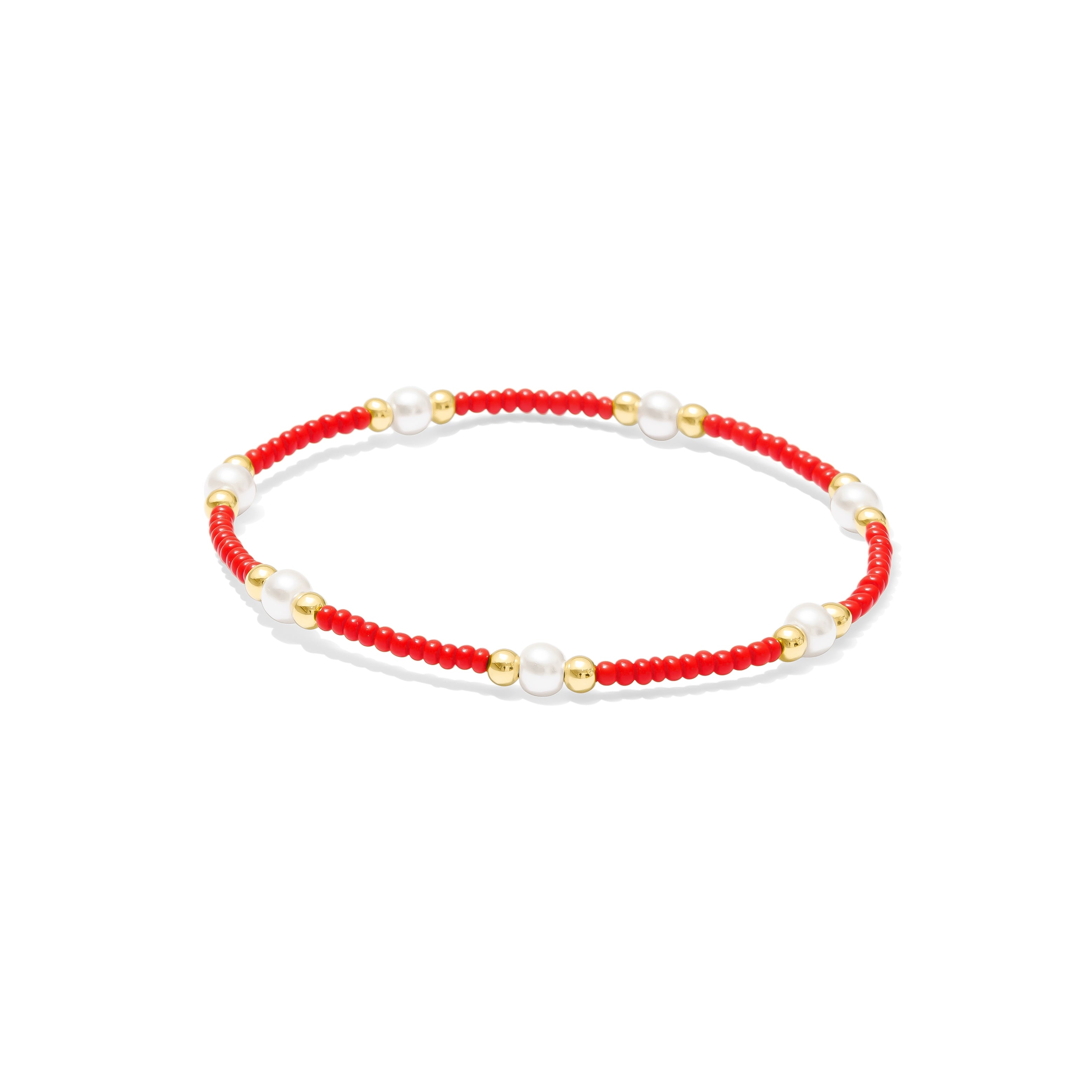 Jules and Bee, Sunshine Pearl Collection, Red