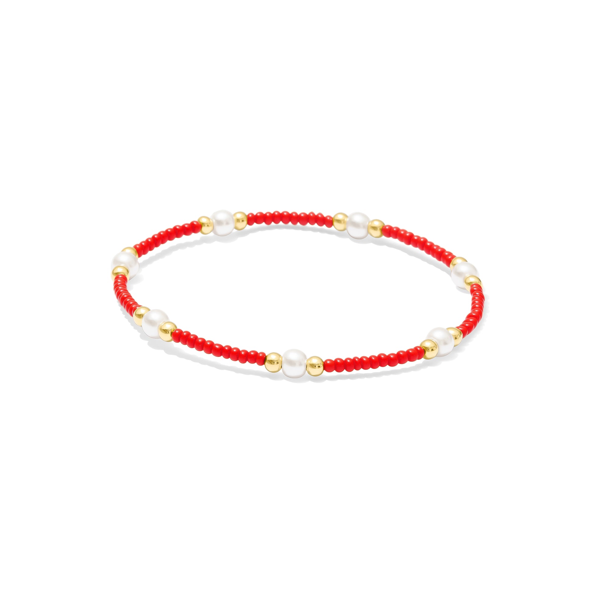 Jules and Bee, Sunshine Pearl Collection, Red