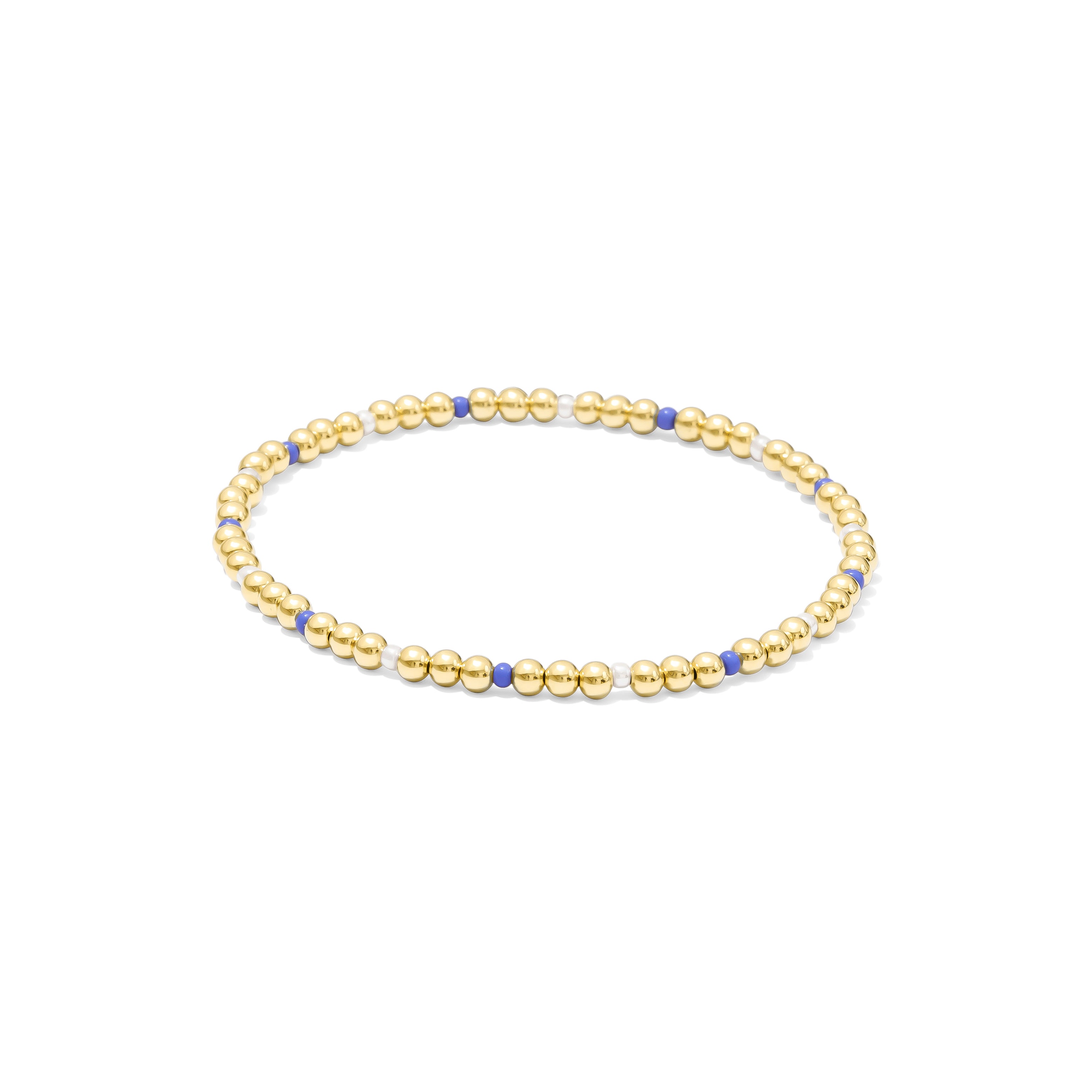 Jules and Bee,  Madison Collection - White and Blue