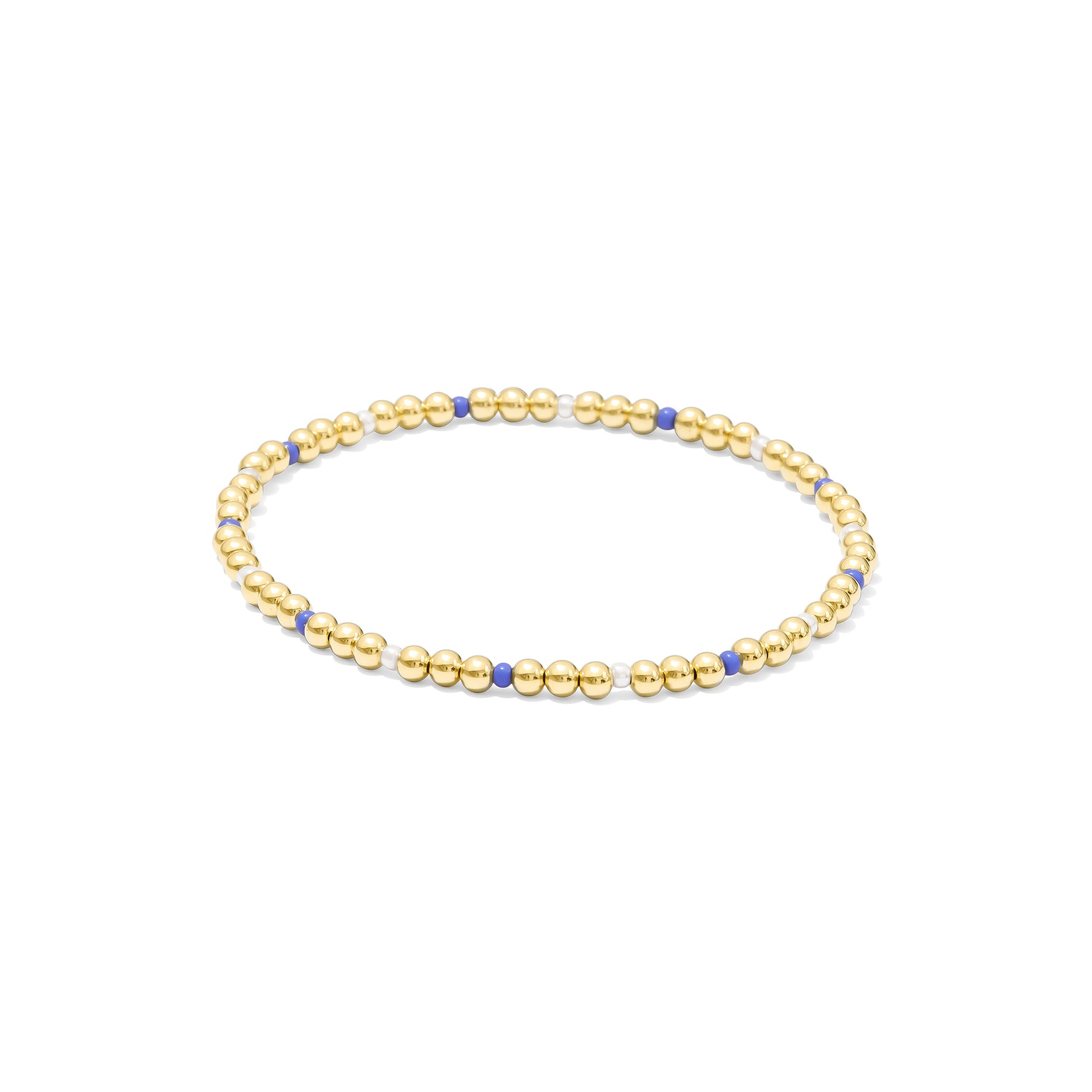 Jules and Bee,  Madison Collection - White and Blue