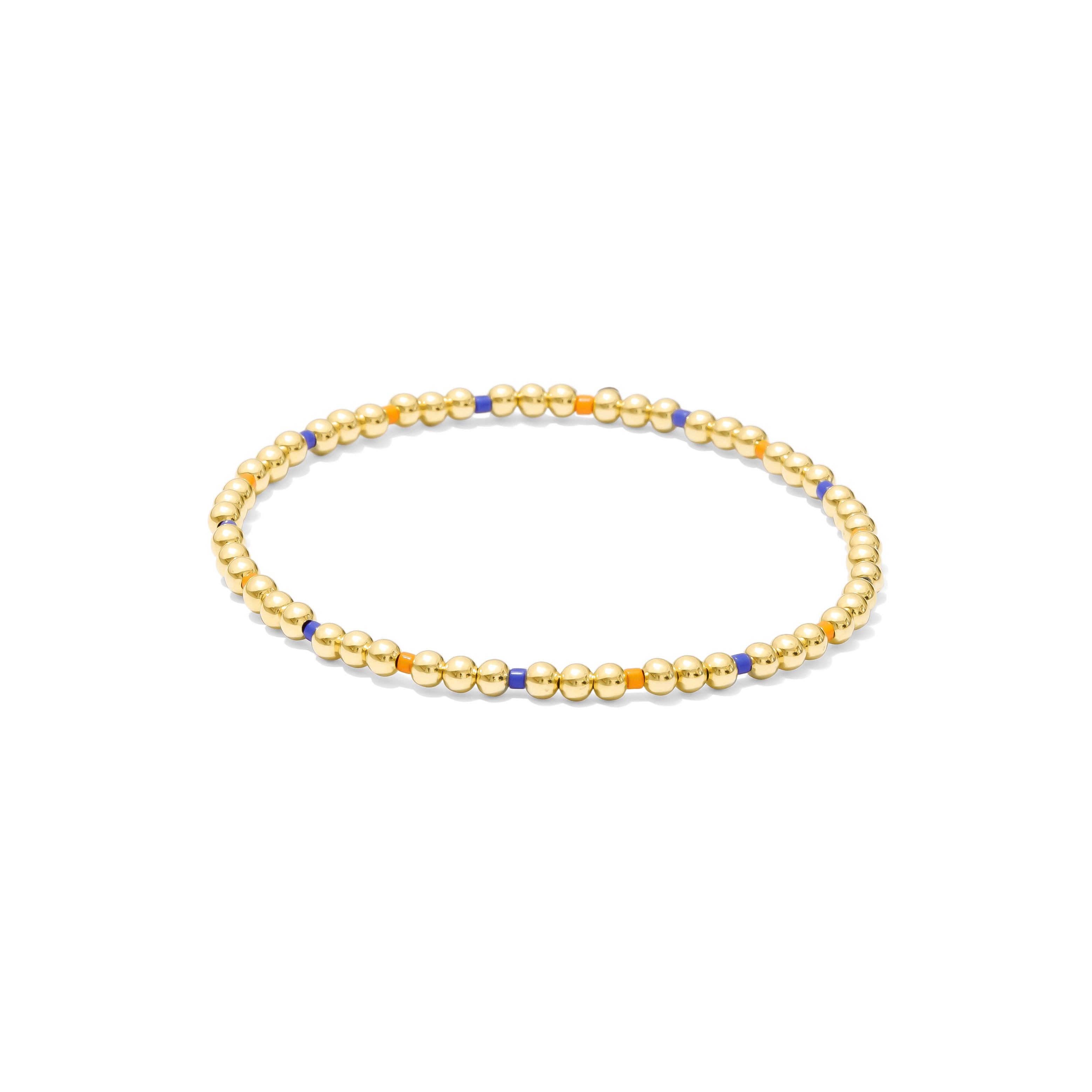 Jules and Bee, Madison Collection, Orange and Blue