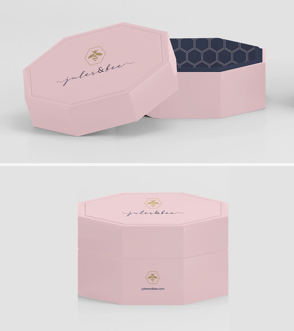 Jules and Bee Pink and Blue Gift Box