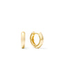 Huggie Clicker • Polished Classic Hoop • Medium • 16mm